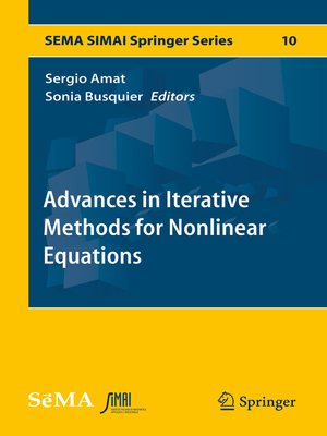 cover image of Advances in Iterative Methods for Nonlinear Equations